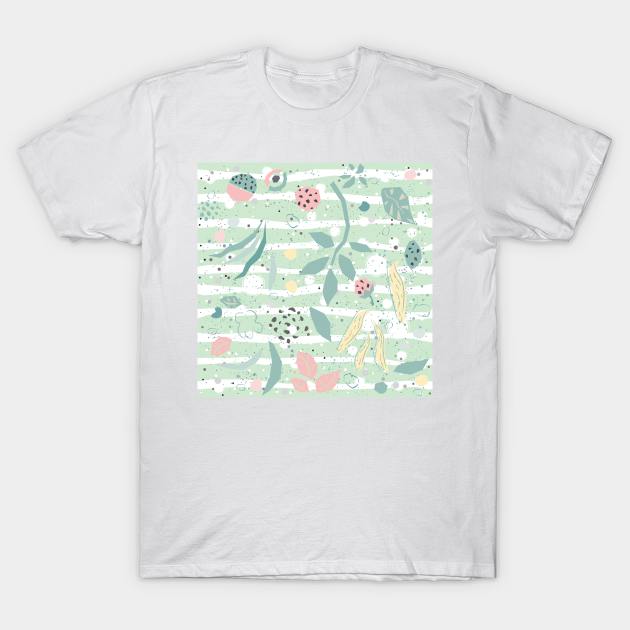 Abstract Plants T-Shirt by Countryside